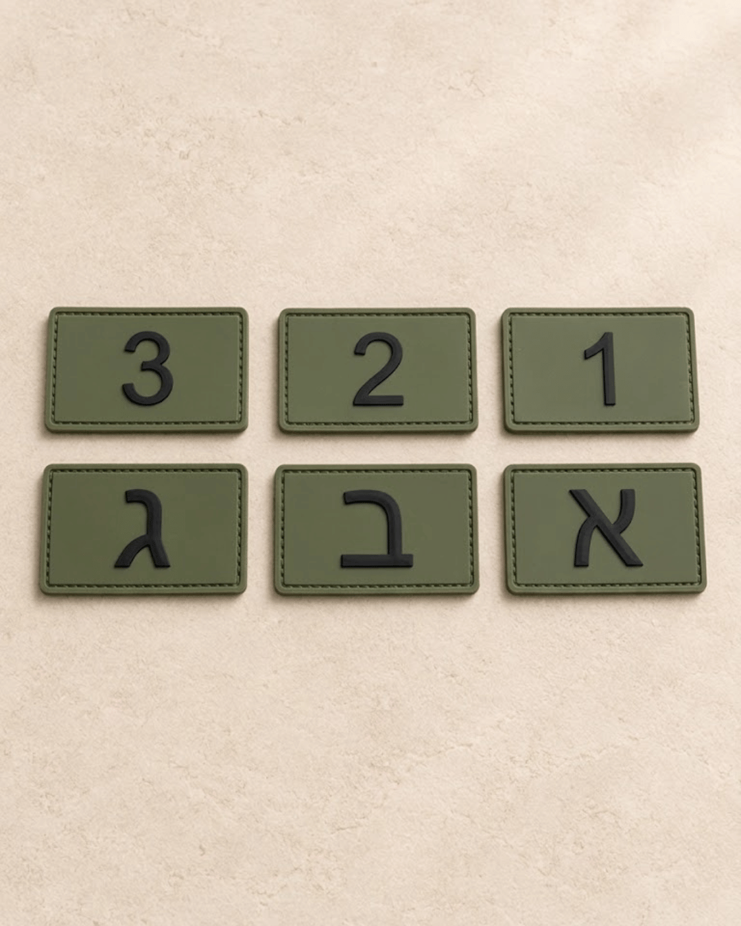 מספרים/אותיות טקטים סיליקון