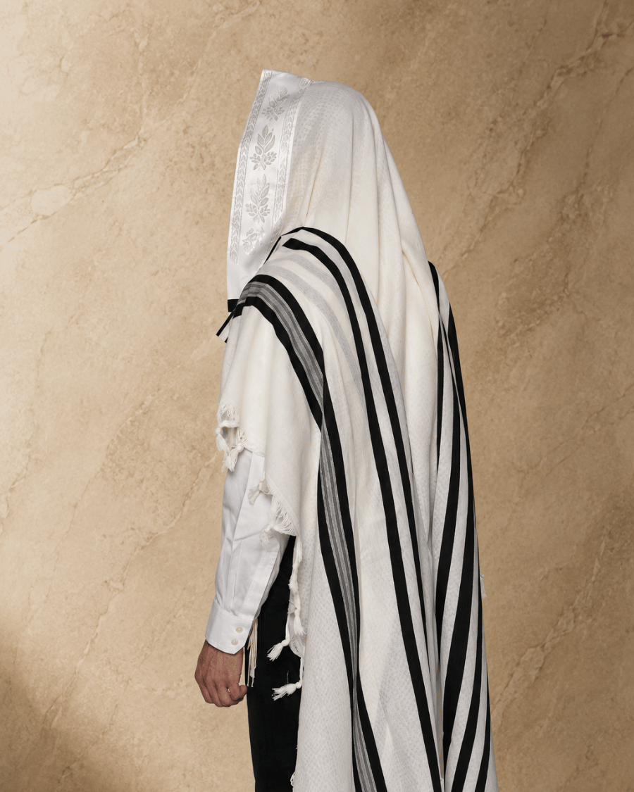 טלית דגם אברהם